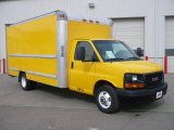 2007 Yellow GMC Savana Cutaway 3500 Commercial Cargo Van #26125614