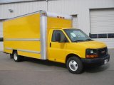 2007 Yellow GMC Savana Cutaway 3500 Commercial Cargo Van #26125616