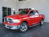 2010 Flame Red Dodge Ram 1500 Big Horn Crew Cab #26125290