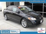 2008 Nighthawk Black Pearl Honda Civic Si Sedan #26177228