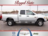 2007 Bright Silver Metallic Dodge Ram 2500 Big Horn Edition Quad Cab 4x4 #26177255