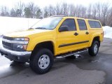 2005 Yellow Chevrolet Colorado Z71 Crew Cab 4x4 #26177283