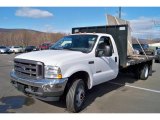2004 Oxford White Ford F550 Super Duty XL Regular Cab Chassis Stake Truck #26177290