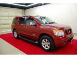 2008 Red Brawn Nissan Armada SE #26210237