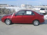 Spicy Red Metallic Kia Spectra in 2009