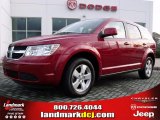 2009 Inferno Red Crystal Pearl Dodge Journey SXT #26210252