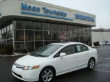 2007 Taffeta White Honda Civic EX Sedan #26210276