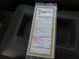 1978 International Scout II 4x4 Info Tag