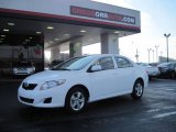 2010 Super White Toyota Corolla LE #26258544