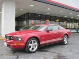 2008 Dark Candy Apple Red Ford Mustang V6 Premium Coupe #26258707