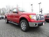 2010 Red Candy Metallic Ford F150 Lariat SuperCrew 4x4 #26258330