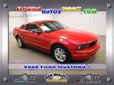 2008 Torch Red Ford Mustang V6 Deluxe Coupe #26307870
