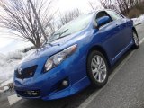 2010 Blue Streak Metallic Toyota Corolla S #26307873