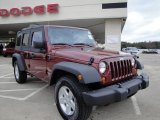 2010 Red Rock Crystal Pearl Jeep Wrangler Unlimited Sport #26307769