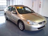 2004 Desert Mist Metallic Honda Accord EX V6 Sedan #26355434