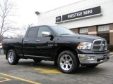 2009 Brilliant Black Crystal Pearl Dodge Ram 1500 Laramie Quad Cab 4x4 #26355455