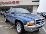 2004 Atlantic Blue Pearl Dodge Dakota SLT Quad Cab #26355851