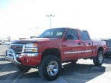 2005 Fire Red GMC Sierra 1500 Z71 Crew Cab 4x4 #26355874