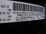 2010 Dakota Color Code for Brilliant Black Crystal Pearl - Color Code: PXR