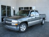 2000 Charcoal Gray Metallic Chevrolet Silverado 1500 LS Extended Cab #26399064