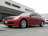 2006 Garnet Fire Red Metallic Infiniti G 35 Sedan #26460125