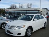 2010 Super White Toyota Camry LE #26460272