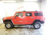 2004 Victory Red Hummer H2 SUV #26460314