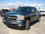 2010 Blue Granite Metallic Chevrolet Silverado 1500 LT Crew Cab 4x4 #26460548
