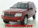 2001 Inferno Red Crystal Pearl Jeep Grand Cherokee Limited #26460114