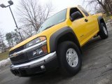 2005 Yellow Chevrolet Colorado Z71 Extended Cab 4x4 #26505148