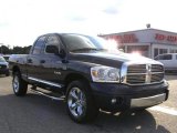 2008 Patriot Blue Pearl Dodge Ram 1500 Laramie Quad Cab #26505317