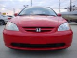 2002 Rally Red Honda Civic EX Coupe #2652145