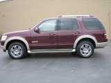 2007 Dark Cherry Metallic Ford Explorer Eddie Bauer #2650190