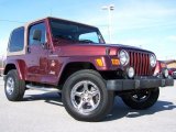 Sienna Red Pearl Jeep Wrangler in 2002