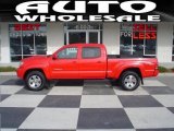 Radiant Red Toyota Tacoma in 2007