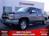 2006 Graystone Metallic Chevrolet Silverado 1500 Z71 Crew Cab 4x4 #26595273