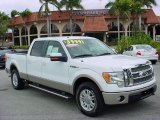 2009 Oxford White Ford F150 Lariat SuperCrew 4x4 #26595150