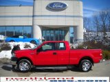 2007 Bright Red Ford F150 XL SuperCab 4x4 #26595024
