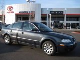 2001 Blue Anthracite Pearl Volkswagen Passat GLS Sedan #26594889