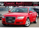 2007 Brilliant Red Audi A4 2.0T quattro Sedan #26595607