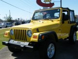 2006 Solar Yellow Jeep Wrangler X 4x4 #26595183