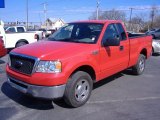 2008 Bright Red Ford F150 XLT Regular Cab #26595346