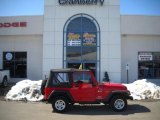 2006 Flame Red Jeep Wrangler X 4x4 #26595200