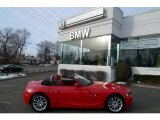 Bright Red BMW Z4 in 2008