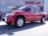 2010 Red Alert Nissan Titan SE Crew Cab #26595478