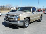 2004 Sandstone Metallic Chevrolet Silverado 1500 LS Regular Cab #26595088