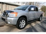 2008 Radiant Silver Nissan Titan LE Crew Cab 4x4 #26673272