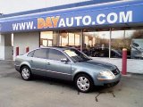 Blue Silver Metallic Volkswagen Passat in 2003