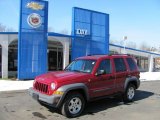 Inferno Red Crystal Pearl Jeep Liberty in 2005