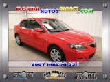 2007 True Red Mazda MAZDA3 i Sedan #26673501